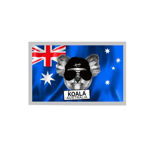 Koala Australia Flag Magnet