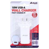 Load image into Gallery viewer, 18W White 1 Port USB A Wall Charger
