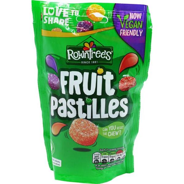 Rowntrees Fruit Pastilles Pouch Bag - 143g