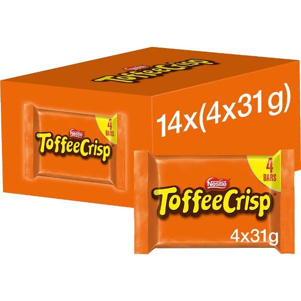 4 Pack Nestle Toffeecrip - 124g