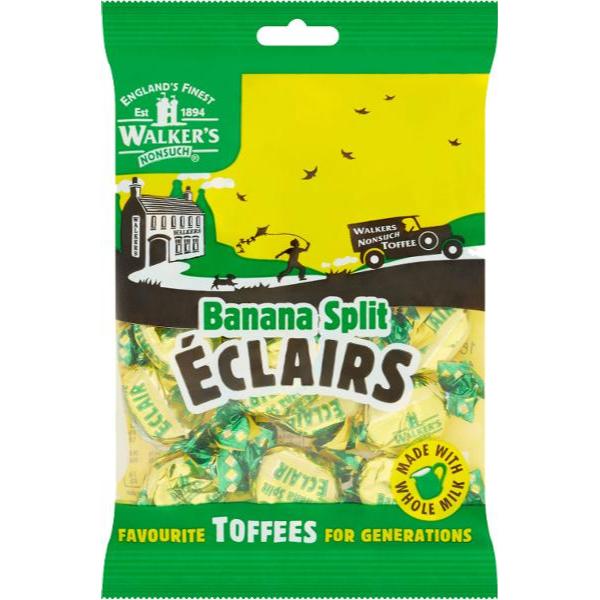 Walkers Banana Split Eclairs - 150g
