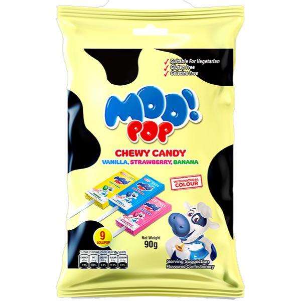 SM Moo Chewy Candy Pop - 90g