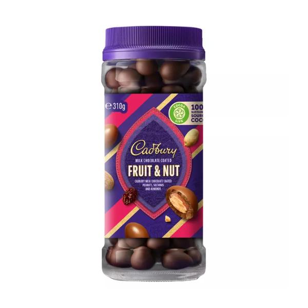 Cadbury Milk Chocolate Coated Fruit & Nut - 310g