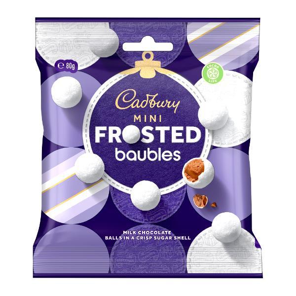 Cadbury Mini Frosted Baubles - 80g