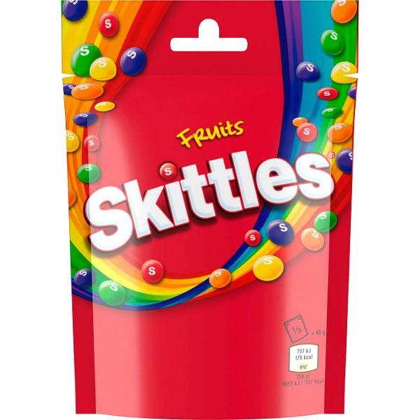 Fruits Skittles Pouch - 136g