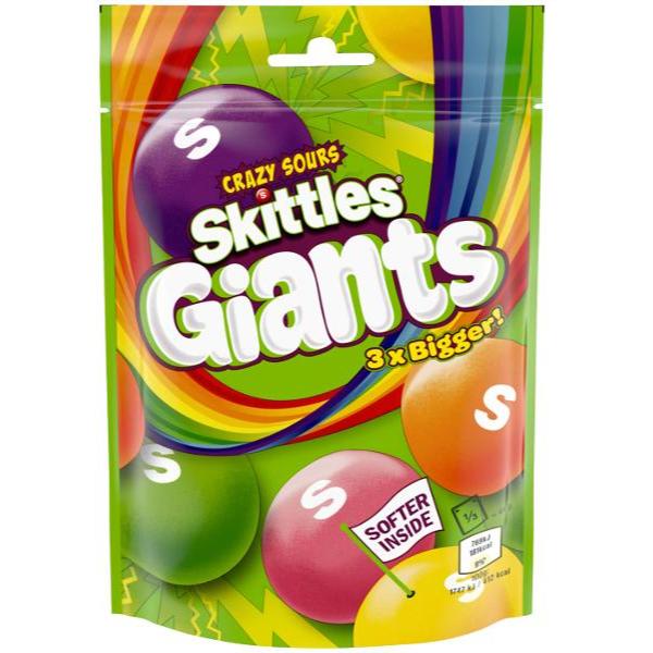 Giant Sour Skittles Pouch - 132g