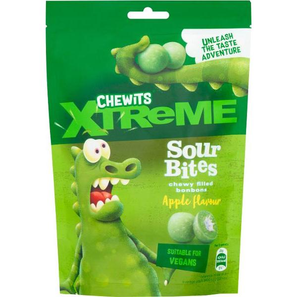 Chewits Juicy Bites Xtreme Pouch - 115g