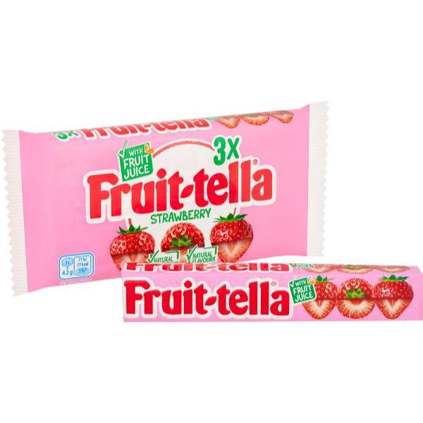 3 Pack Fruittella Strawberry - 100g