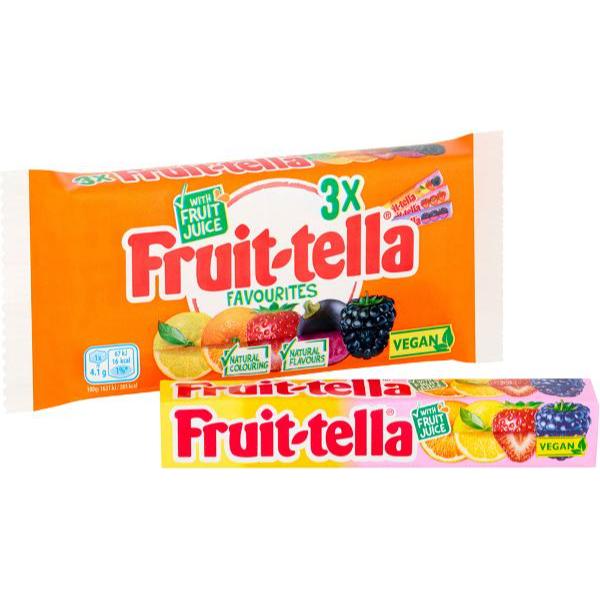 3 Pack Fruittella Favourites - 100g