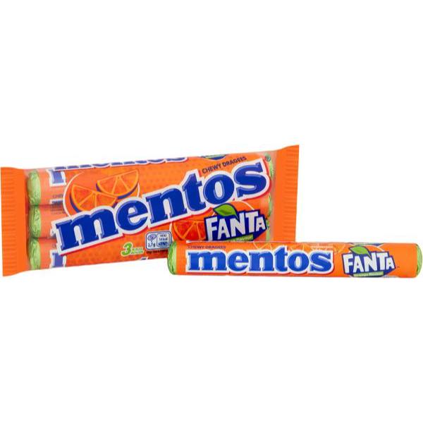 3 Pack Fanta Mentos - 100g
