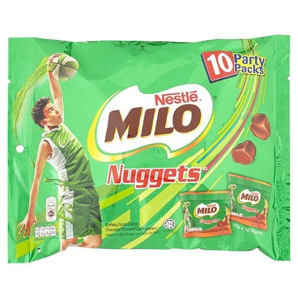 10 Pack Milo Nuggets Party - 15g