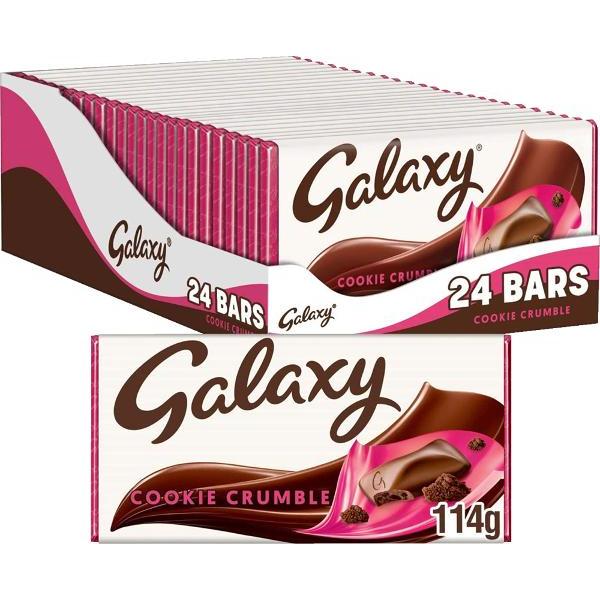 24 Bars Galaxy Cookie Crumble - 114g