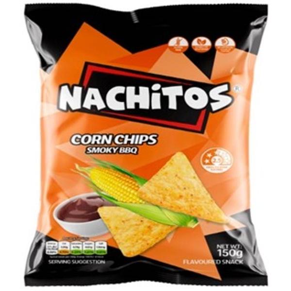 Nachitos Smoky BBQ Corn Chips - 150g