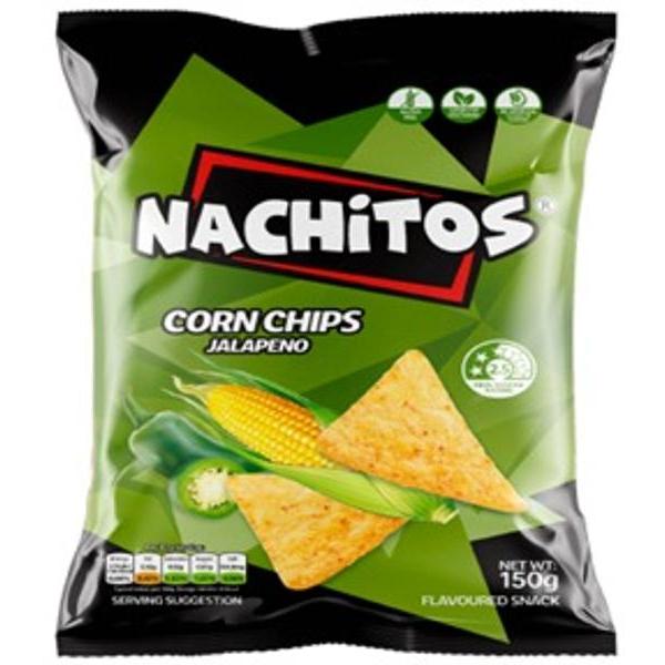 Nachitos Jalapeno Corn Chips - 150g