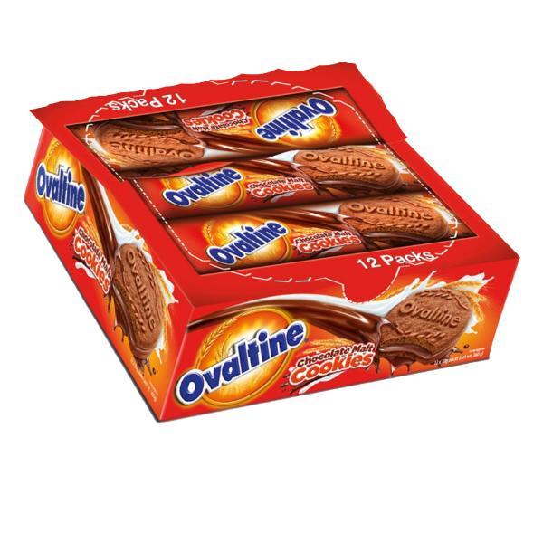 12 Pack Ovaltine Chocomalt Cookies Tray