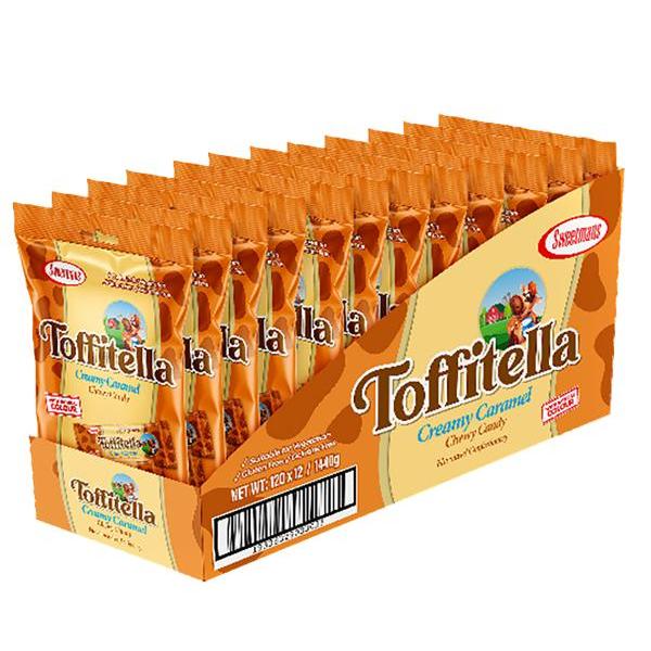 Sweetmans Toffitella Bar Line Creamy Caramel