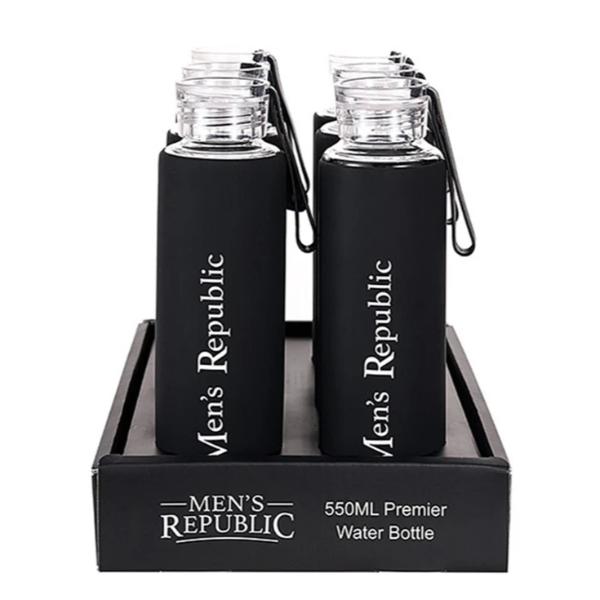 Mens Republic Water Bottle - 550ml - 7cm x 7cm x 24cm