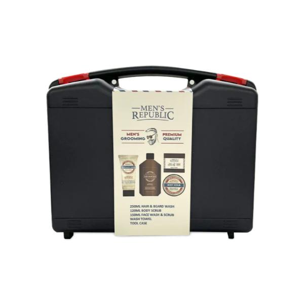 5 Pack Mens Republic Grooming Kit With Tool Case - 25cm x 7cm x 21.5cm