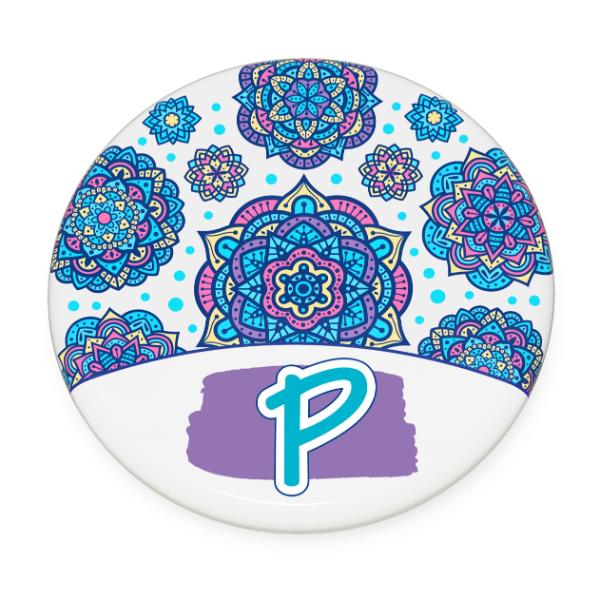 P Motif Female Coaster