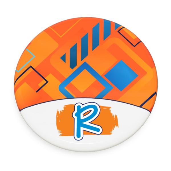 R Motif Male Coaster