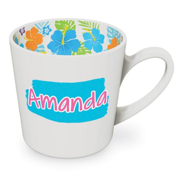 Amanda Motif Female Mug