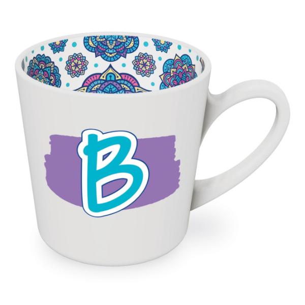 B Motif Female Mug