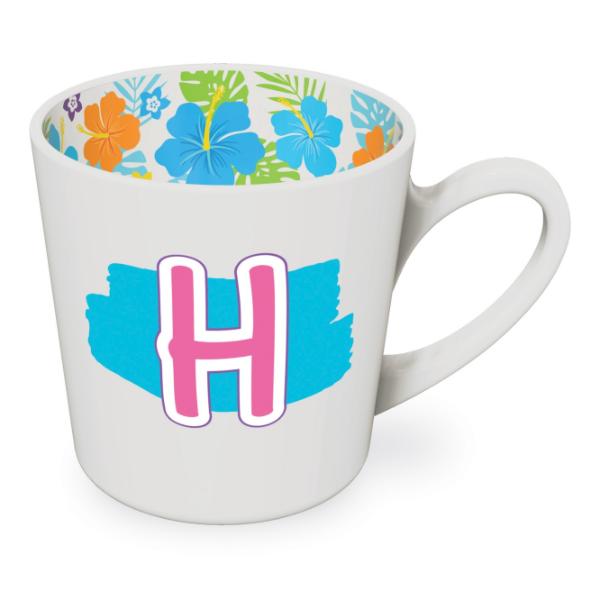 H Motif Female Mug