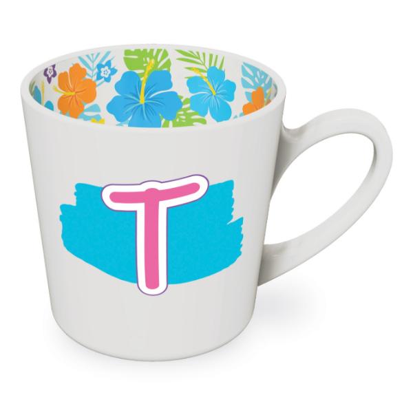 T Motif Female Mug