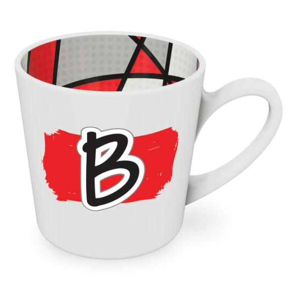 B Motif Male Mug