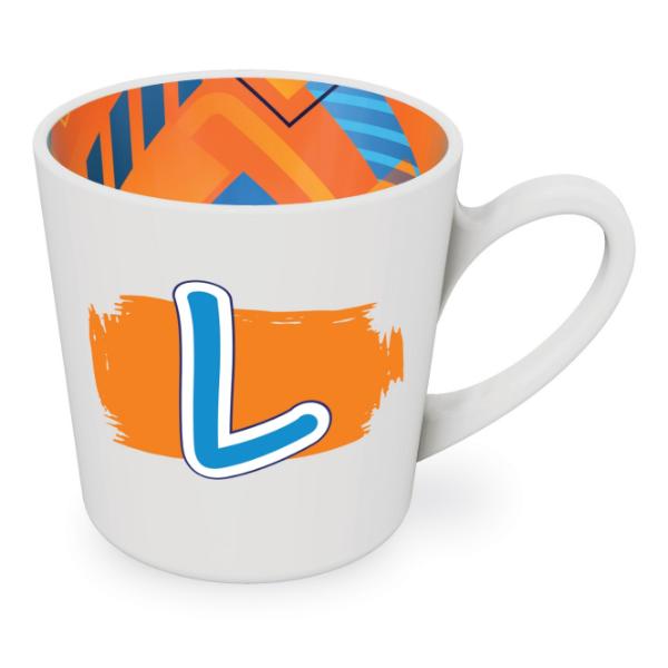 L Motif Male Mug