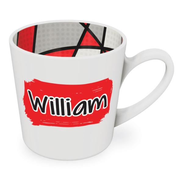 William Motif Male Mug