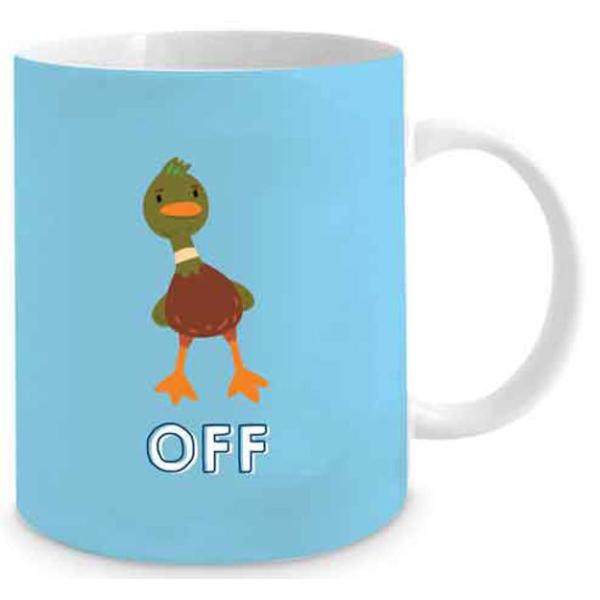 Duck Off Novelty Mug