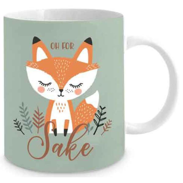 For Fox Sake Novelty Mug