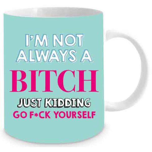 Im Not Always A B*tch Novelty Mug