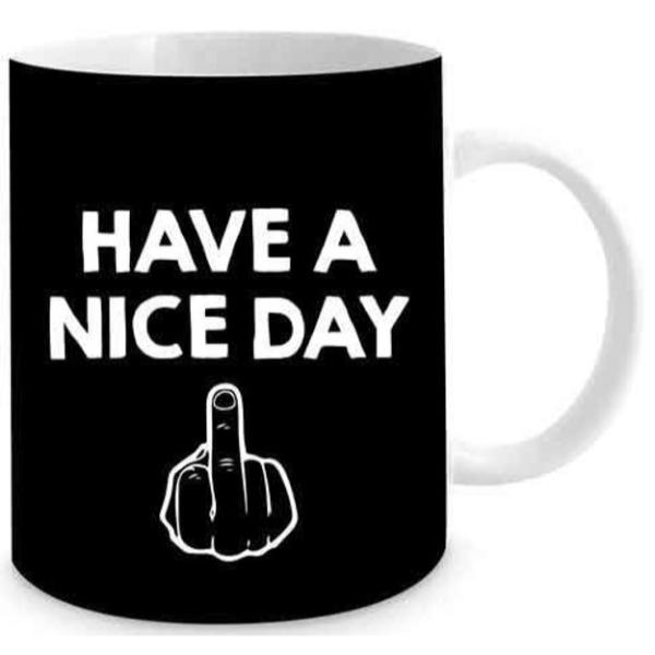 Have A Nice Day Novelty Mug