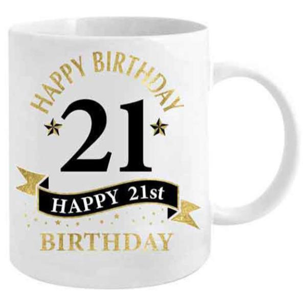 21st Birthday Mug