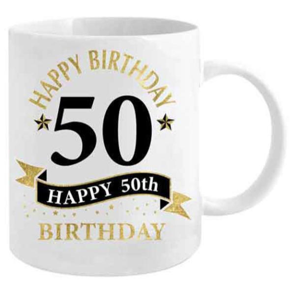 50th Birthday Mug