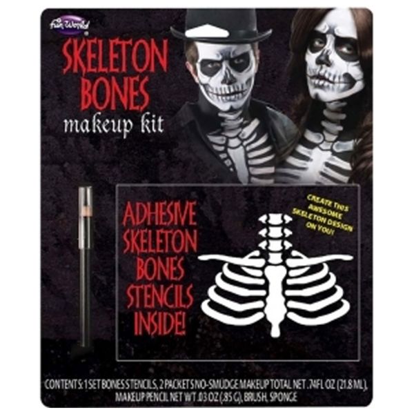 Skeleton Bones Make Up Kit