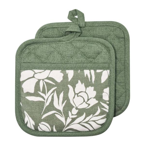 2 Pack Jasmin Forest Pot Holder - 21cm x 21cm