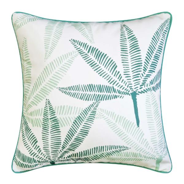 Pine Green Multi Bailey Outdoor Cushion - 50cm x 50cm