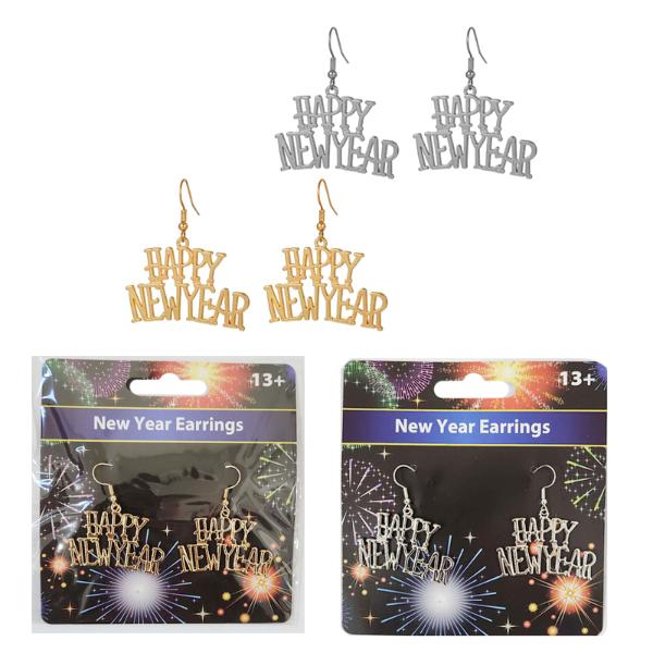 Happy New Year Earrings