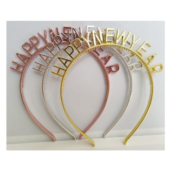 2 Pack New Year Headband - 14cm x 15cm