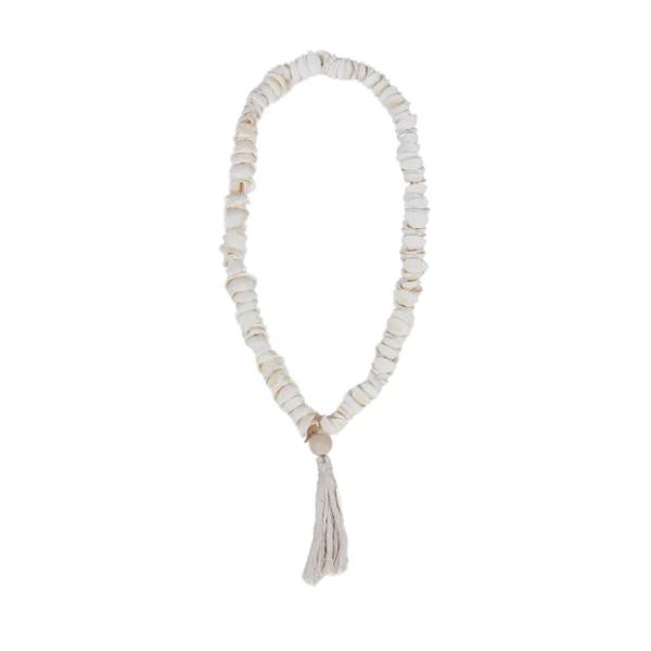 Natural Coogee Shell Hanging Beads - 64cm