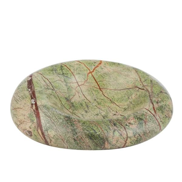 Green Isobel Marble Bowl - 20cm x 6cm