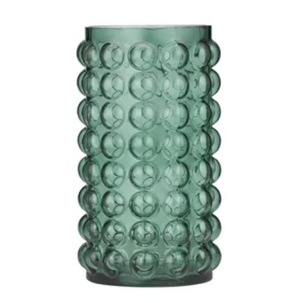 Green Ellis Glass Vase - 28cm