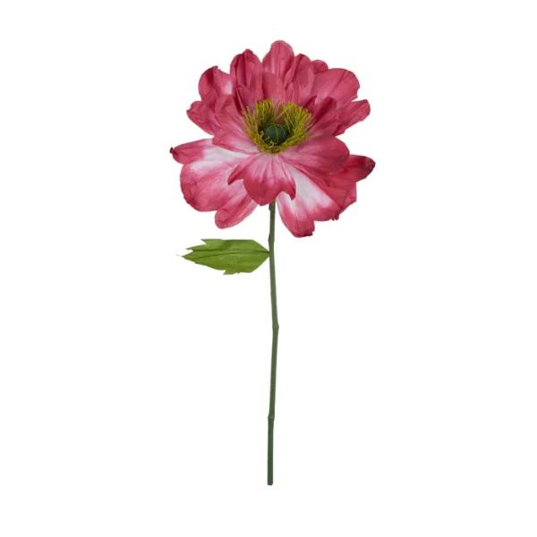 Claret Pink Poppy Paper Flower - 30cm x 50cm