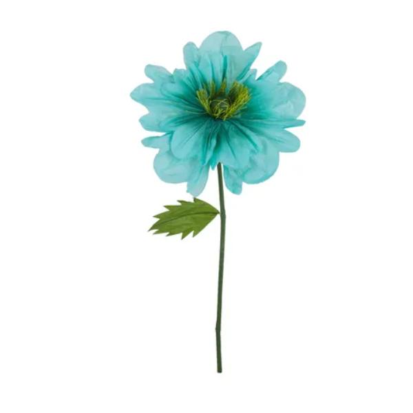 Jade Poppy Paper Flower - 30cm x 50cm