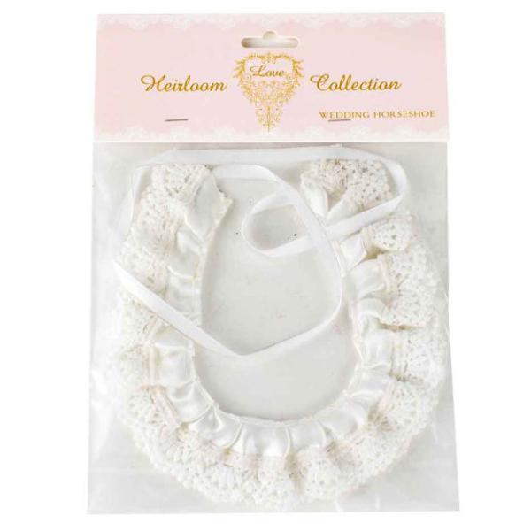 White Wedding Horseshoe