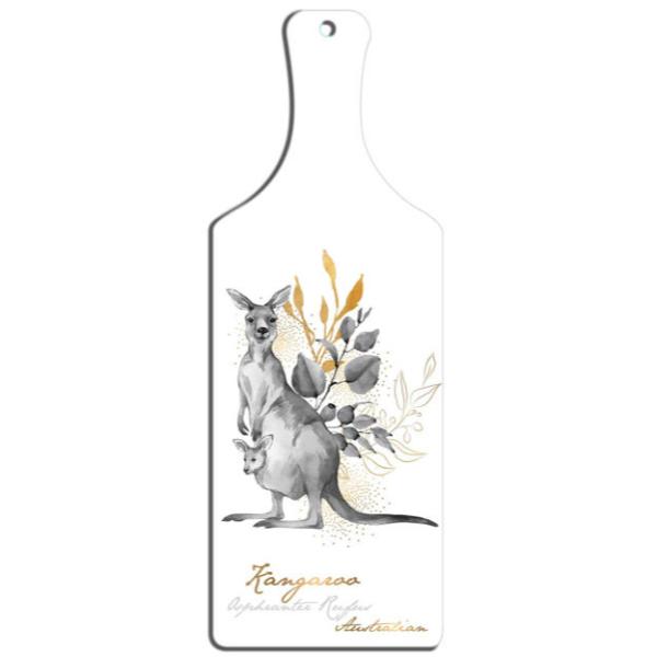 Australian Kangaroo Tile Wall Art - 12cm x 30cm