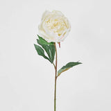 Load image into Gallery viewer, White Peony Half Open Stem - 70cm
